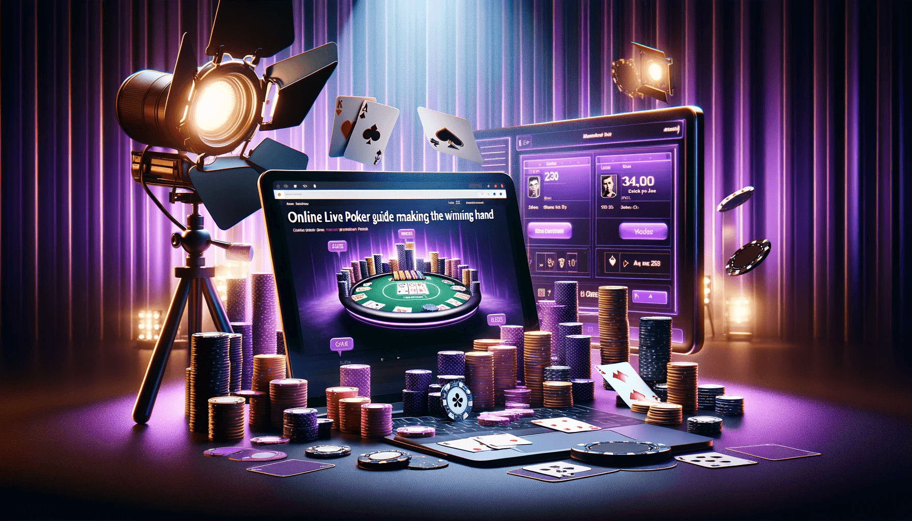 勝ちハンドを作るためのオンライン ライブ ポーカー ガイド image